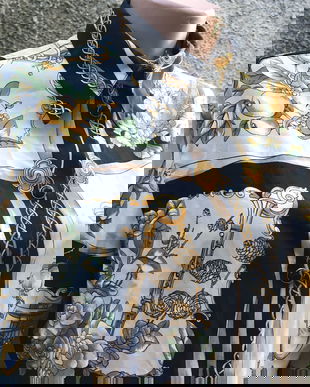 Bluza imprimeu cu fructe