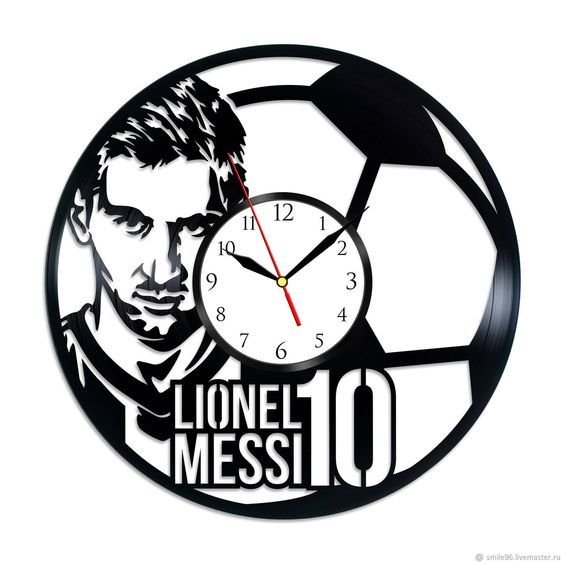 ceas de perete " Lionel Messi"
