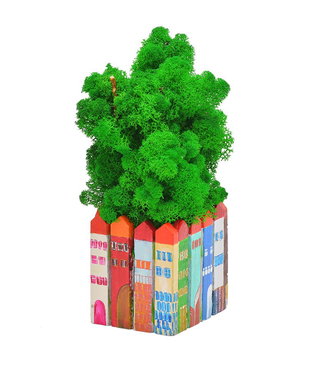 Decoratiune cu licheni executata manual 2125