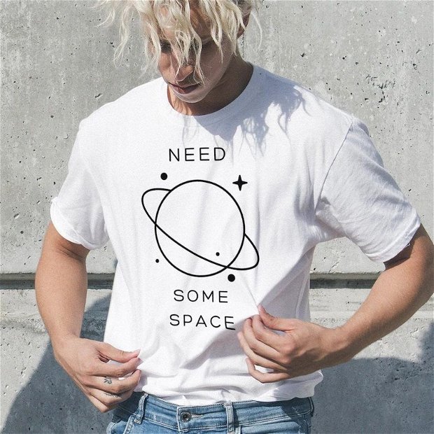 Tricou unisex brodat manual (need some space)