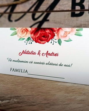 Plic de bani Rose Flower