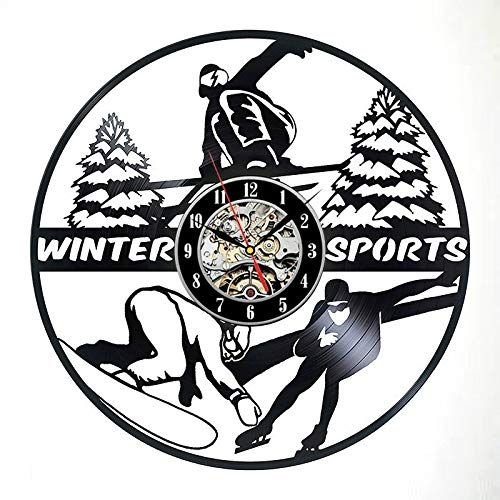 ceas de perete "Winter sports"