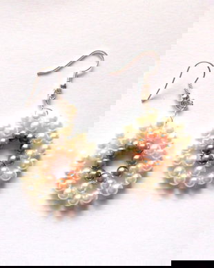 cercei perle sticla 39661