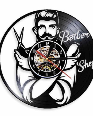 ceas de perete " barber shop"