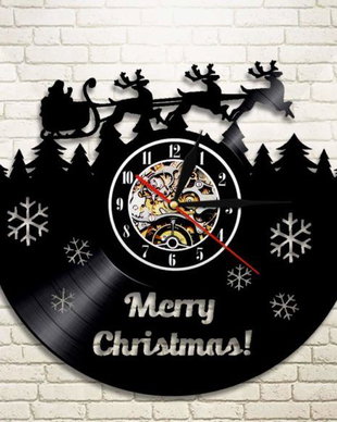 ceas de perete "Marry christmas"