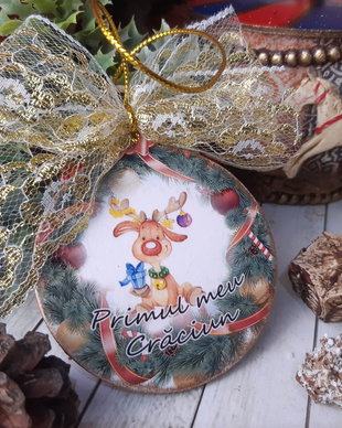 Decoratiune pentru Crăciun personalizara