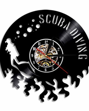 ceas de perete "SCUBA DIVING"