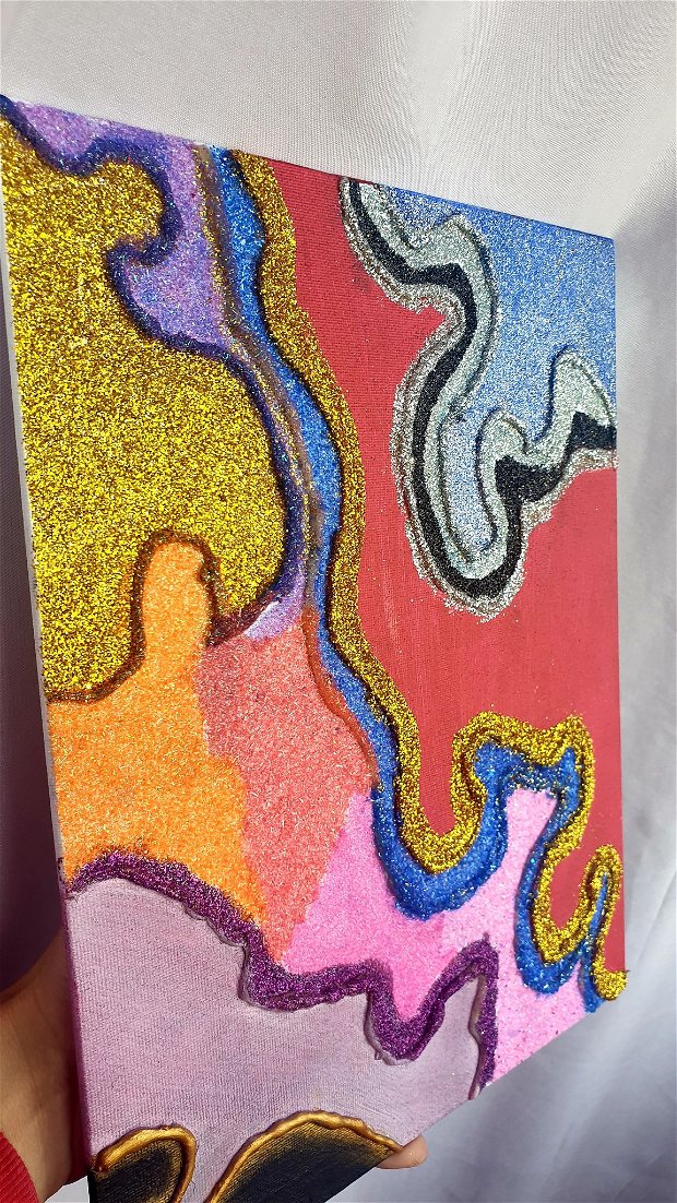 Tablou Colorful glitter