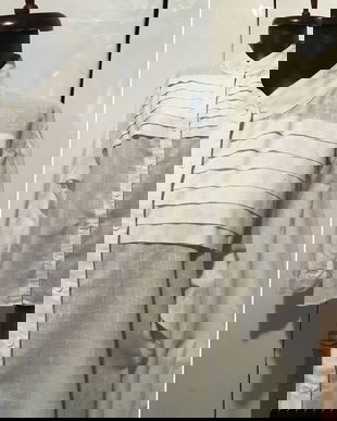 BLUZA PANZA BUMBAC CU PICOURI SI ACCENTE CUSATURA