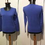 PULOVER CASMIR ALBASTRU INDIGO