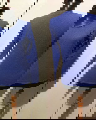 PULOVER CASMIR ALBASTRU INDIGO