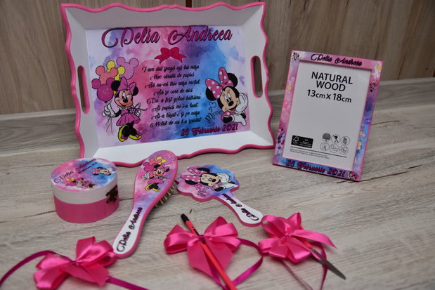 Set Mot / Turta Minnie Mouse