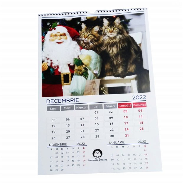 Calendar de perete MCF colectia pisici 2022