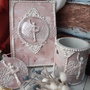 Set format din agenda, suport pentru creioane si decoratiune pentru brad - tema balerina