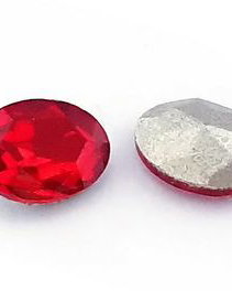 Cabochon din sticla, oval, 18x13 mm, siam