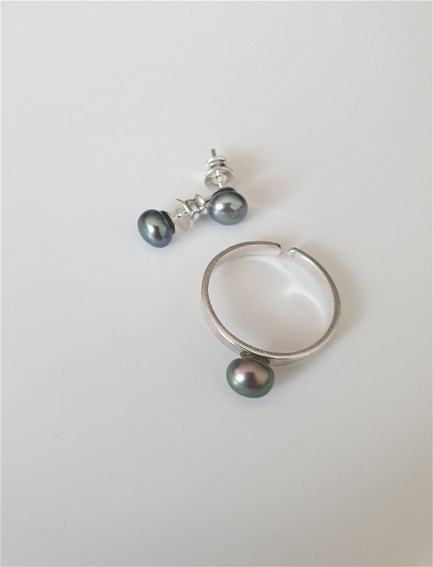 Cercei perle naturale