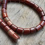 Jasp rosu, tubulet 6x5.5 mm