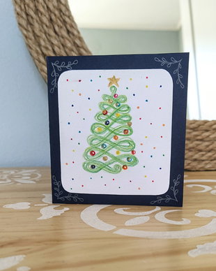 Mini felicitare de sarbatori