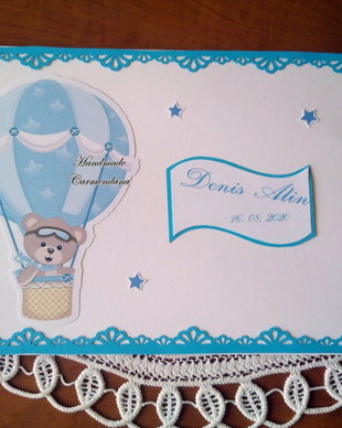 Guest book ursulet / balon cu aer cald