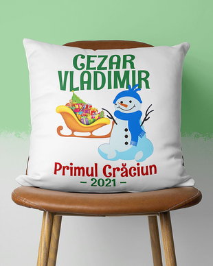 Perna personalizata - Primul Craciun (baiat)
