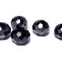 Cristale din sticla, opace, rondelle, 3x2 mm, hematit