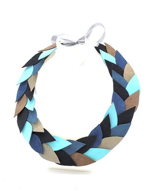 Colier statement Winter Leaves