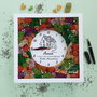 Ceas licheni stabilizati acasa personalizat cu nume si mesaj