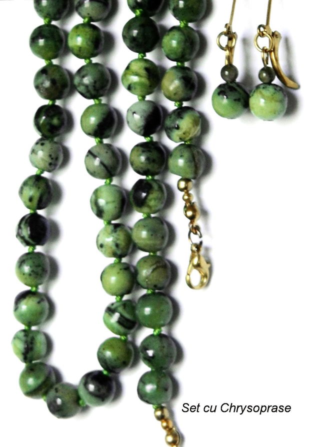 Set cu Chrysoprase (052)