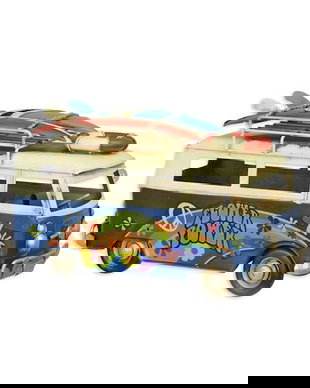 Model de autobuz cu Flower Power