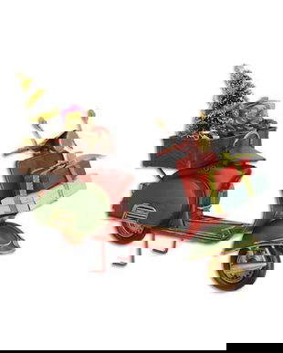 Model de scuter cu Craciunul