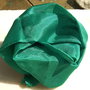 Matase verde crud luminos pentru bijuterii - tub aprox 90x4 cm