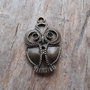 Pandantiv bufnita bronz, 33 mm