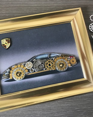 Masina model Porsche Cod M 525, Decoratiuni birou, Cadouri de lux