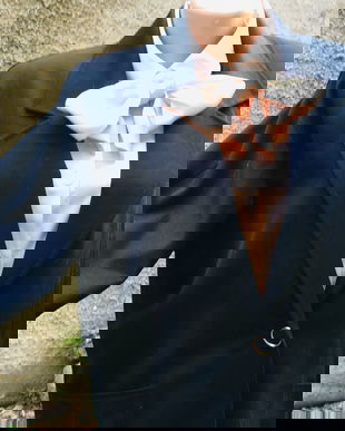 Sacou stofa lana bleumarin