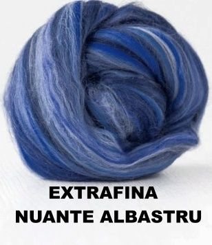 lana extrafina -ALBASTRU nuante
