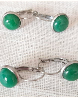 CERCEI INOX SI AGATE VERZI