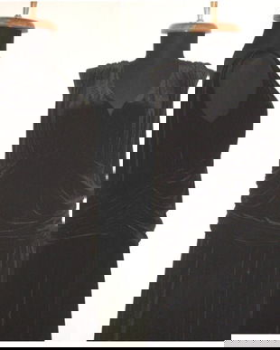 Rochie noua, din catifea neagra