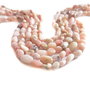 Opal roz forme neregulate 5-15x4-10mm (sirag 19cm)   MG.0026