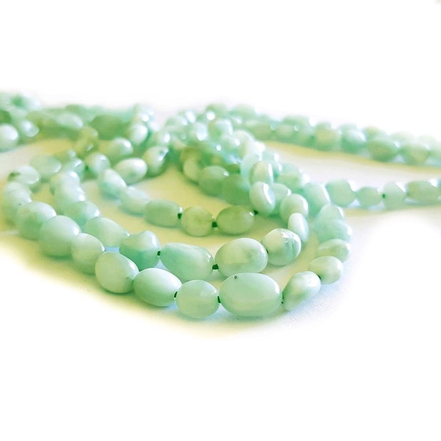 Larimar rulat forme neregulate 5-8mm (sirag 19cm) MG.0029