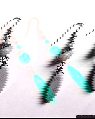 cercei turcoaz 35749