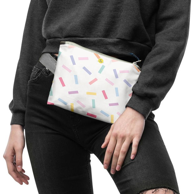 Borseta Handmade Fanny Pack, Abstract Confetti, Multicolor, 22x19 cm