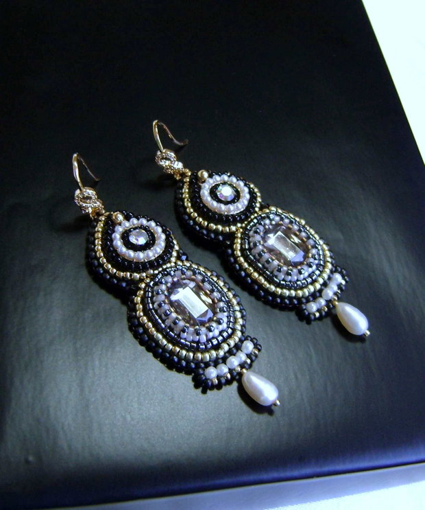 BlackFriday Today ! Cercei statement pe tortite gold plated 18 k