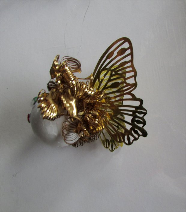 Ornamente Craciun  Bucle aurii IV  CR 0293