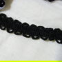 Snur negru  bumbac 14m