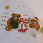 Napron broderie Craciun