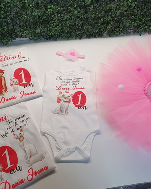Tricou personalizate mot / 1 an Pisica Maria