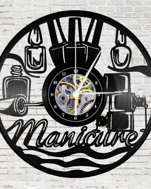 ceas de perete "salon manichiura"