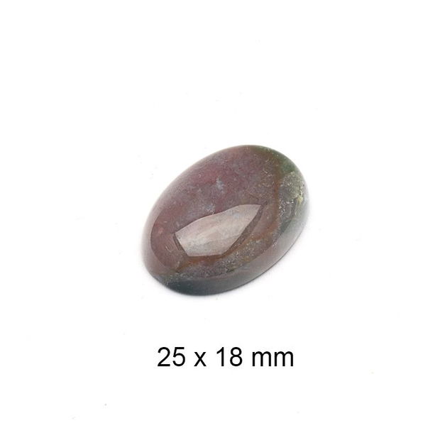 Cabochon Jasper agatizat, 25 x 18 mm, A800