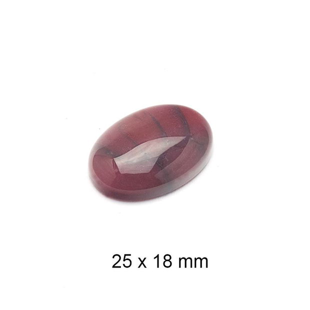 Cabochon Agat, 25 x 18 mm, A802