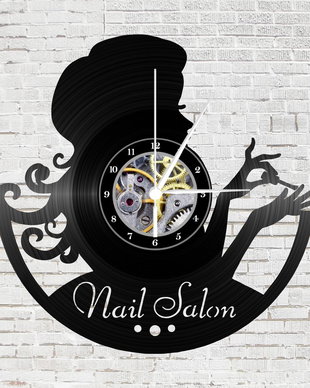 ceas de perete "salon manichiura 3"